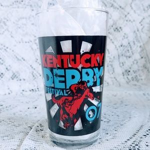 VTG COLLECTIBLE OFFICIAL 2007 KENTUCKY DERBY FESTIVAL GLASS VTG GLASSWARE 5 1/4"